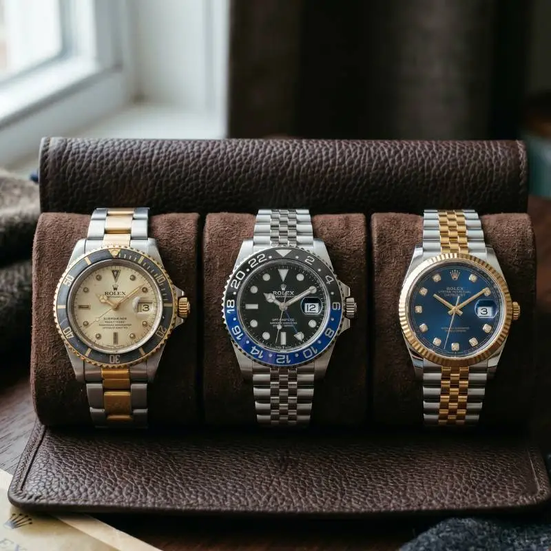 Relógios da marca Rolex. Avaliação especializada e compra de peças exclusivas da alta relojoaria e platina.